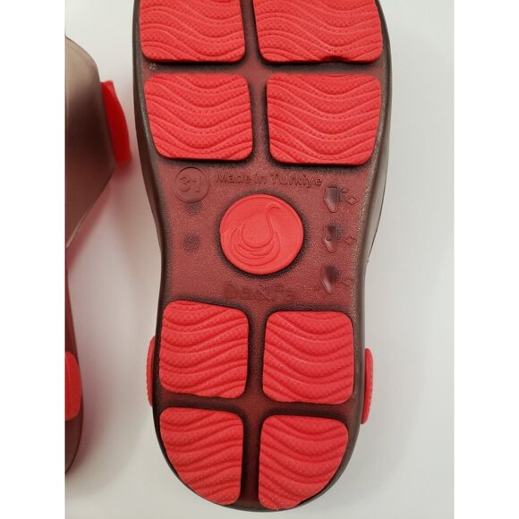 New De & Fa Red Slip-on Sandals – Size 13 Toddler Girls - Picture 3 of 5